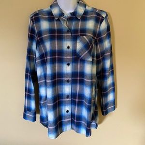 Eddie Bauer blue flannel